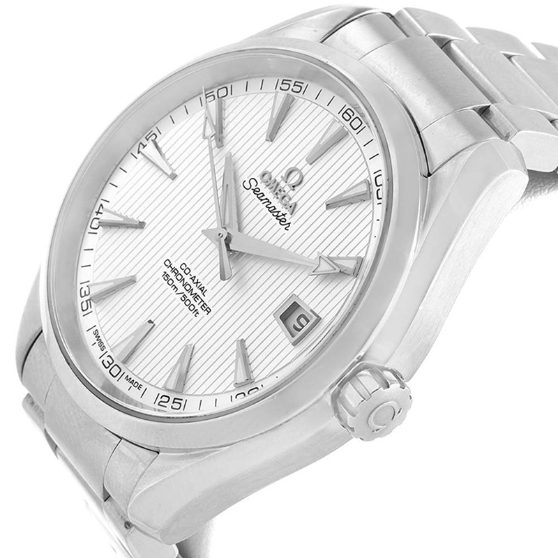 

Omega Silver Stainless Steel Seamaster Aqua Terra Co-Axial