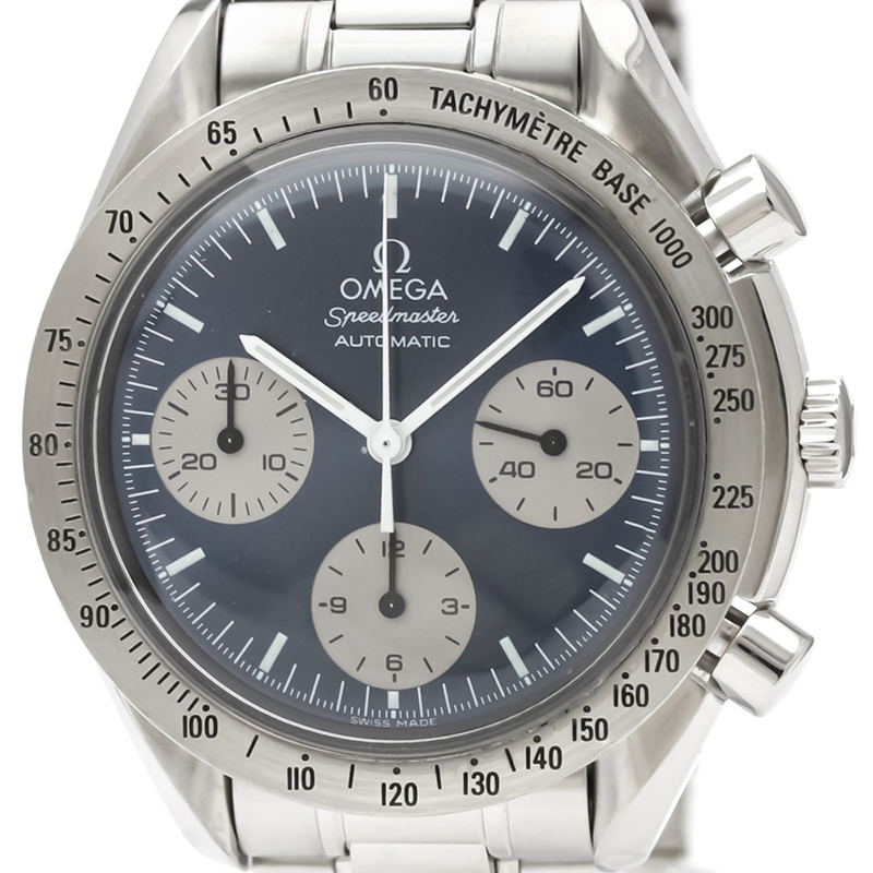 

Omega Blue Stainless Steel Speedmaster Limited Edition