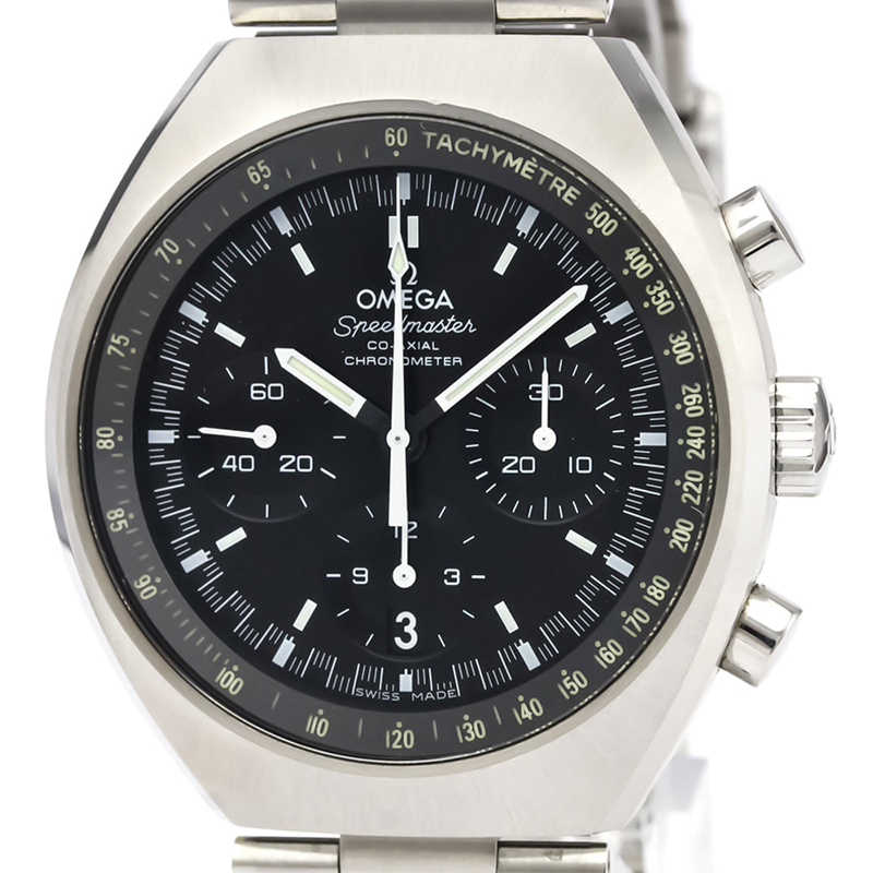 

Omega Black Stainless Steel Speedmaster Mark II Co Axial Chronograph