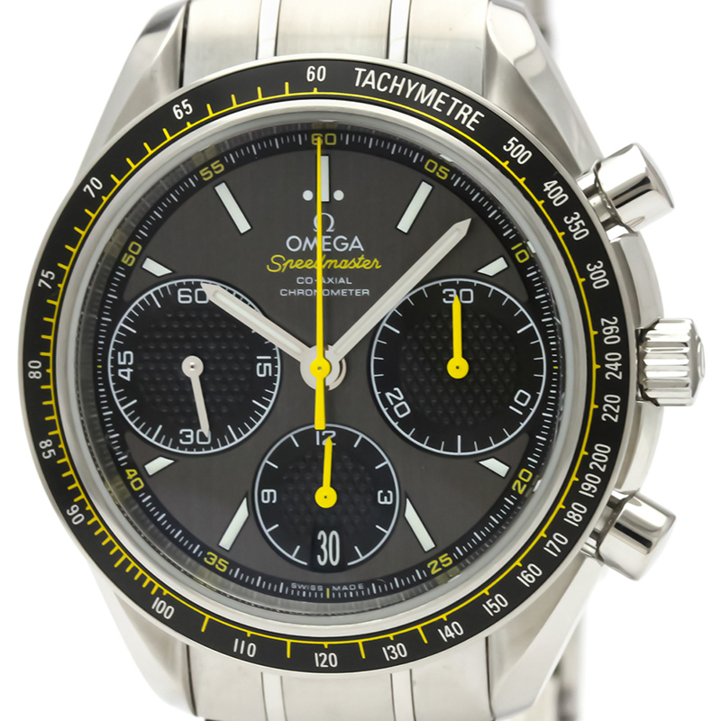 

Omega Grey Stainless Steel Speedmaster Racing Co-Axial Chronograph