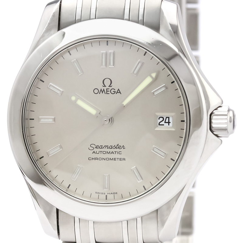 

Omega Silver Stainless Steel Seamaster Chronometer