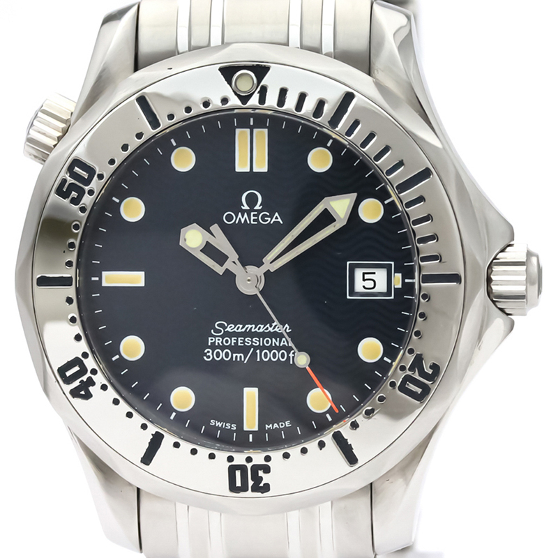 

Omega Blue Stainless Steel Seamaster Professional