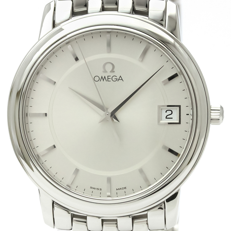 

Omega Silver Stainless Steel De Ville Prestige