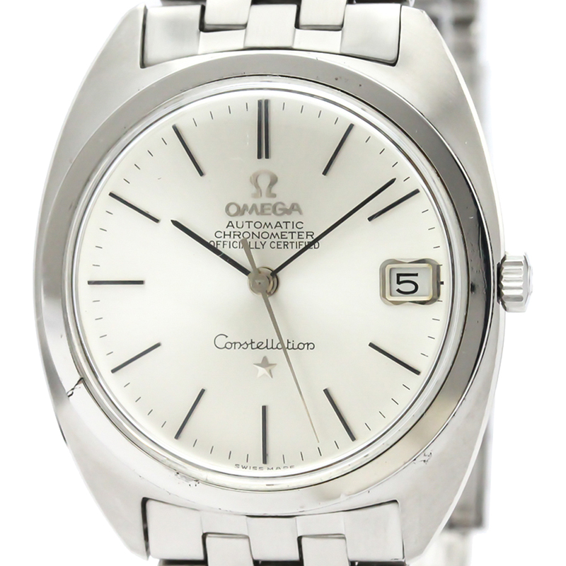 

Omega Silver Stainless Steel Constellation Chronometer