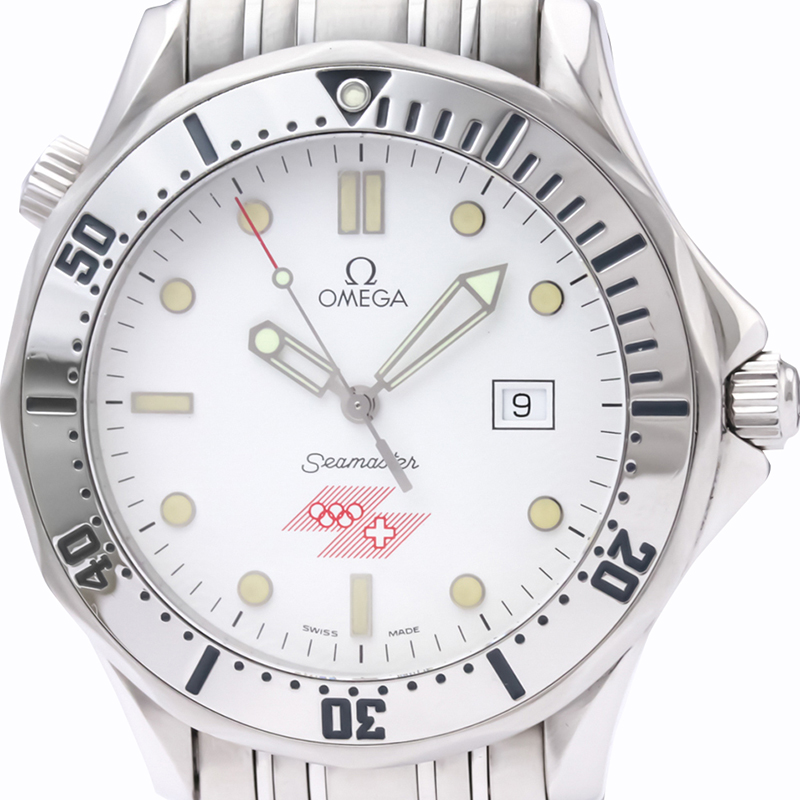 

Omega White Stainless Steel Seamaster Professional