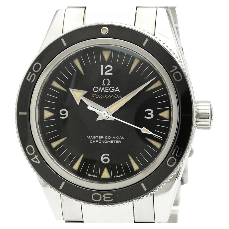 

Omega Black Stainless Steel Seamaster