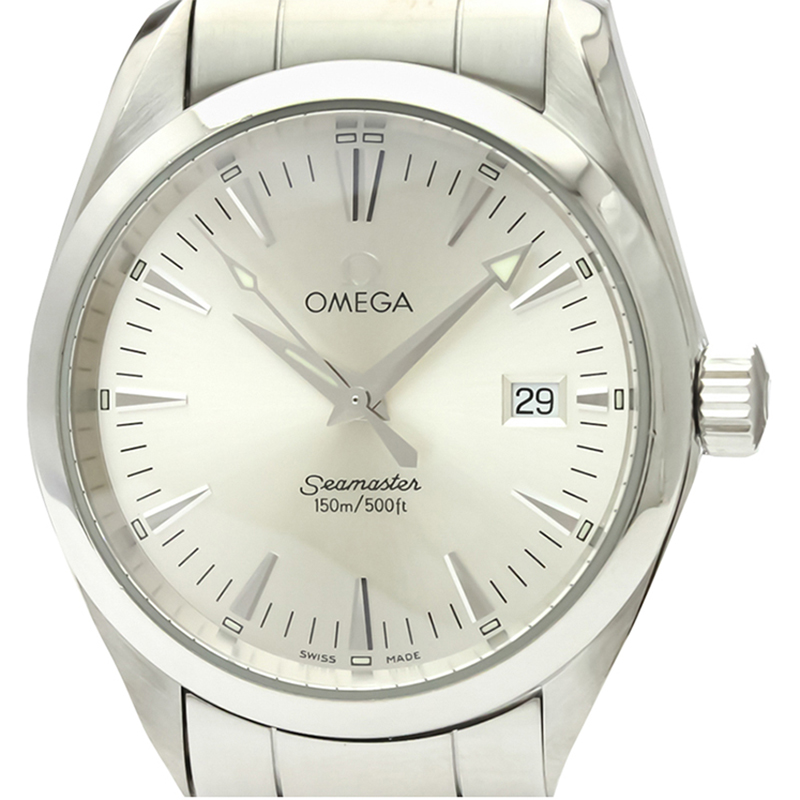 

Omega White Stainless Steel Seamaster Aqua Terra