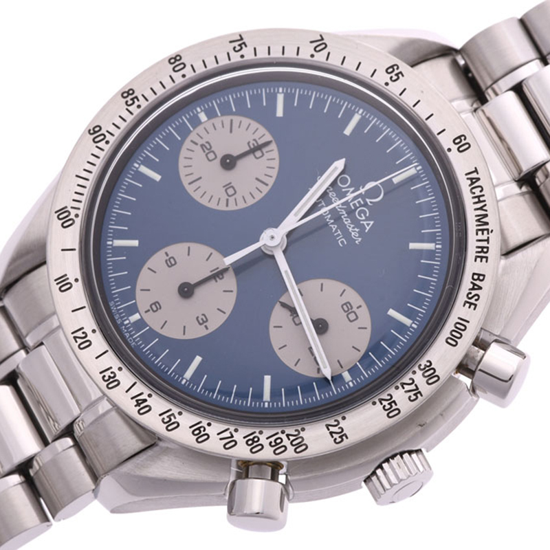 

Omega Blue Stainless Steel Speedmaster Limited Edition