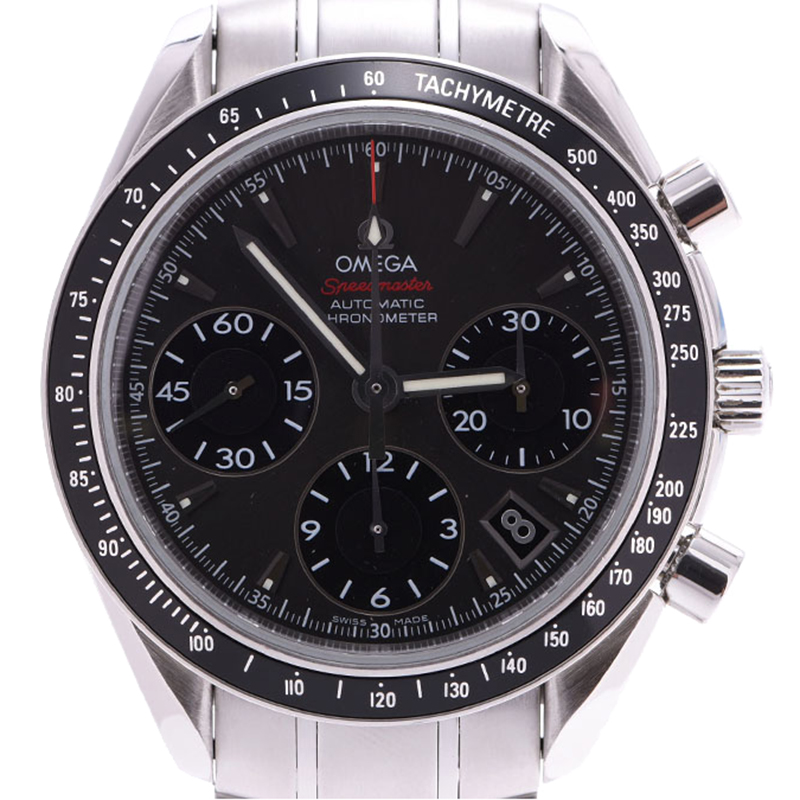 

Omega Black Stainless Steel Speedmaster