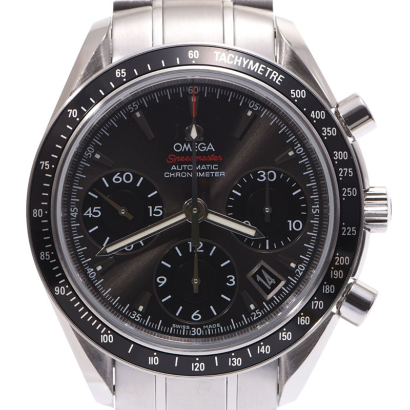 

Omega Gray Stainless Steel Speedmaster, Grey