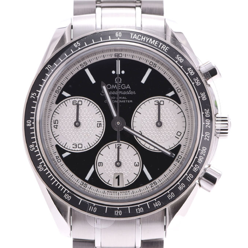 

OMEGA Black/White Stainless Steel Speedmaster