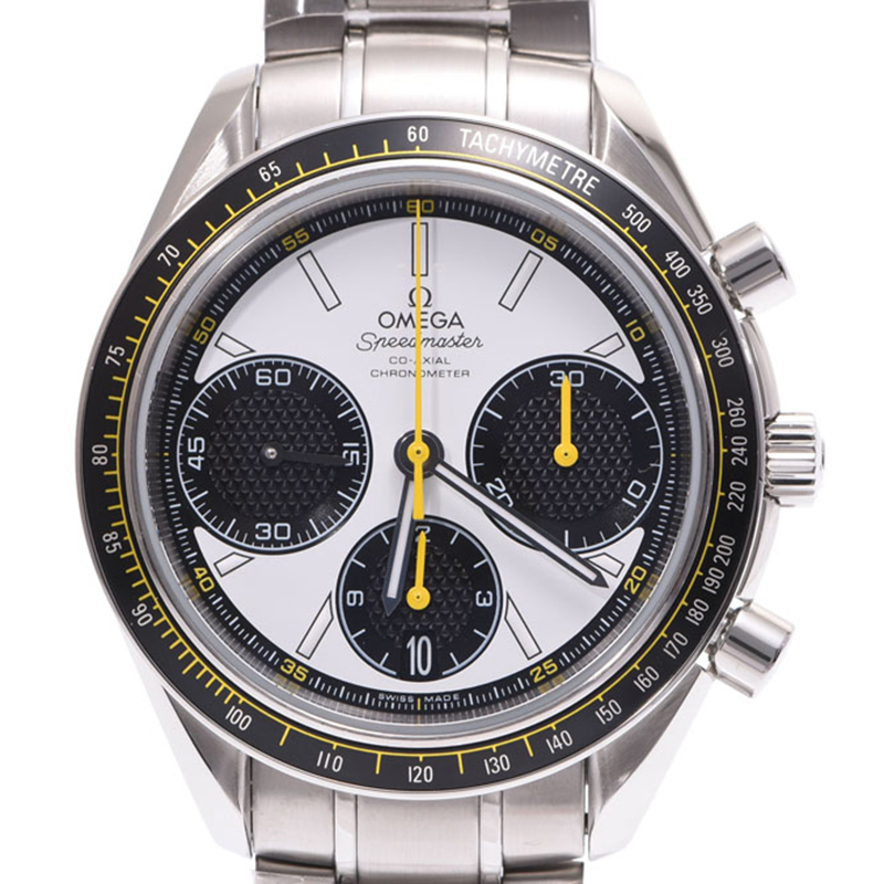 

Omega Black/White Stainless Steel Speedmaster Racing