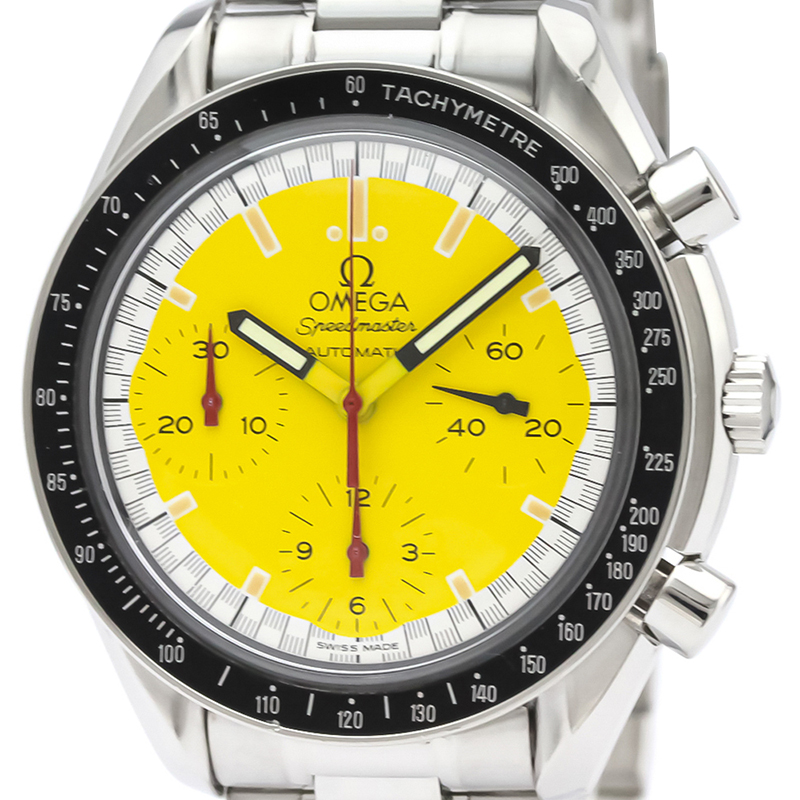 

Omega Yellow Stainless Steel Speedmaster Michael Schumacher