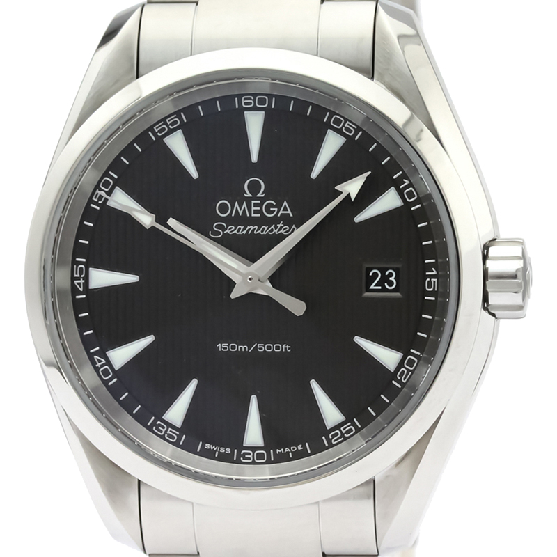 

Omega Gray Stainless Steel Seamaster Aqua Terra, Grey