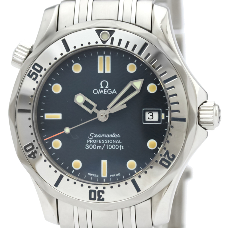 

Omega Blue Stainless Steel Seamaster Professional