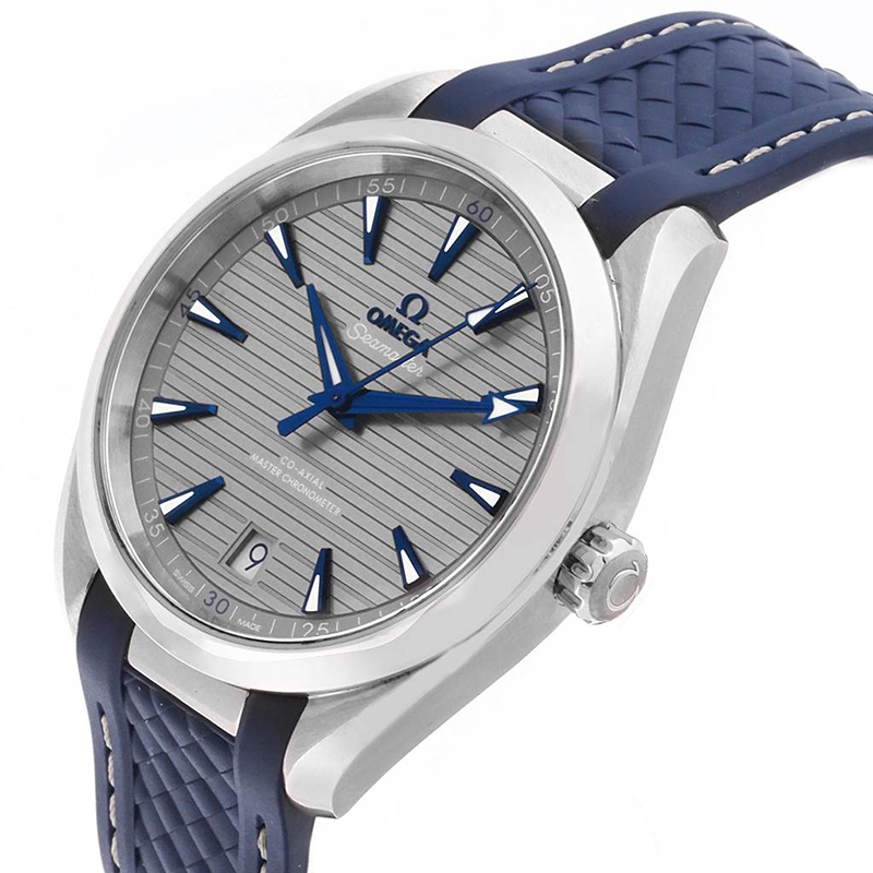 

Omega Gray Stainless Steel Seamaster Aqua Terra, Grey