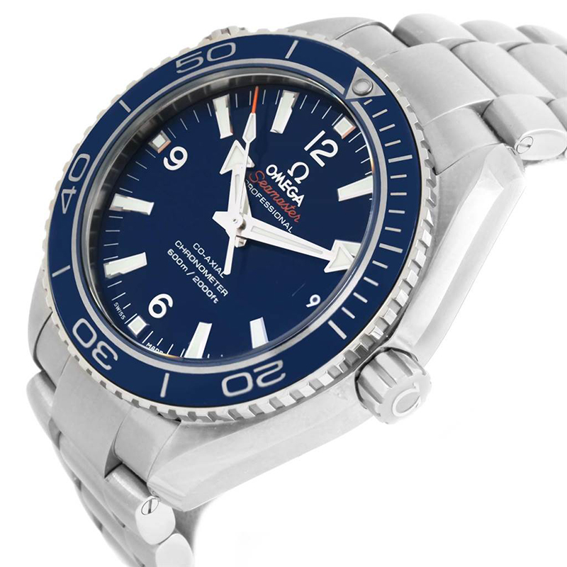 

Omega Blue Stainless Steel Seamaster Planet Ocean