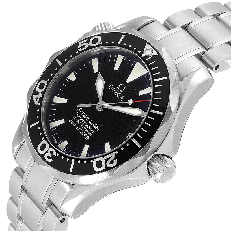 

Omega Black Stainless Steel Seamaster