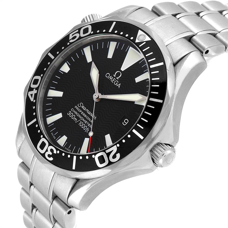 

Omega Black Stainless Steel Seamaster