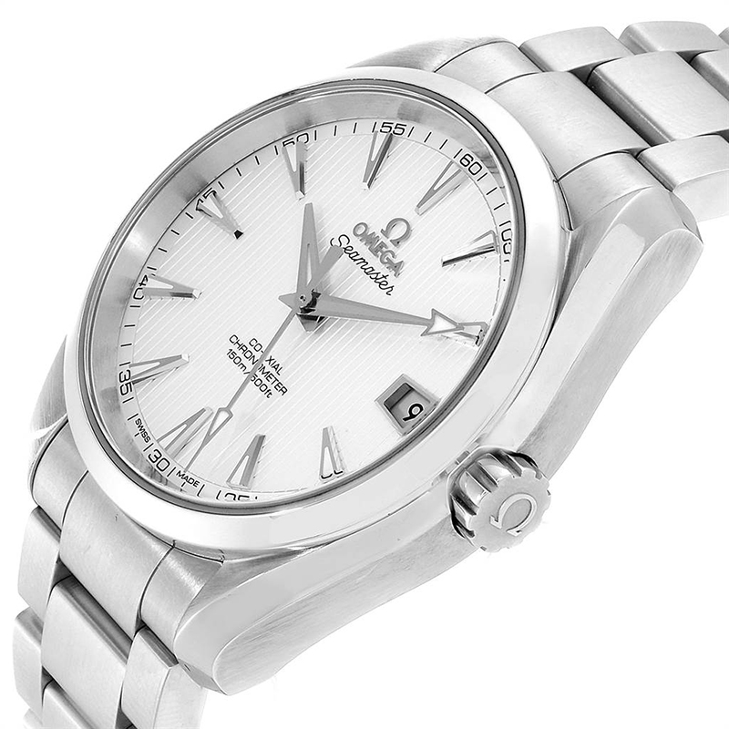 

Omega White Stainless Steel Seamaster Aqua Terra