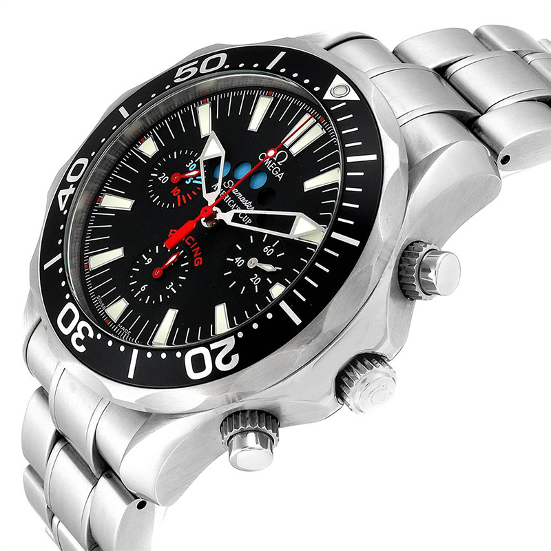 

Omega Black Stainless SteelSeamaster Regatta Racing Americas Cup