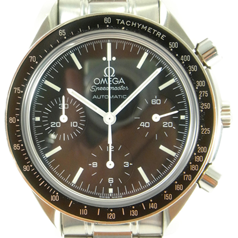 

Omega Black Stainless Steel Speedmaster