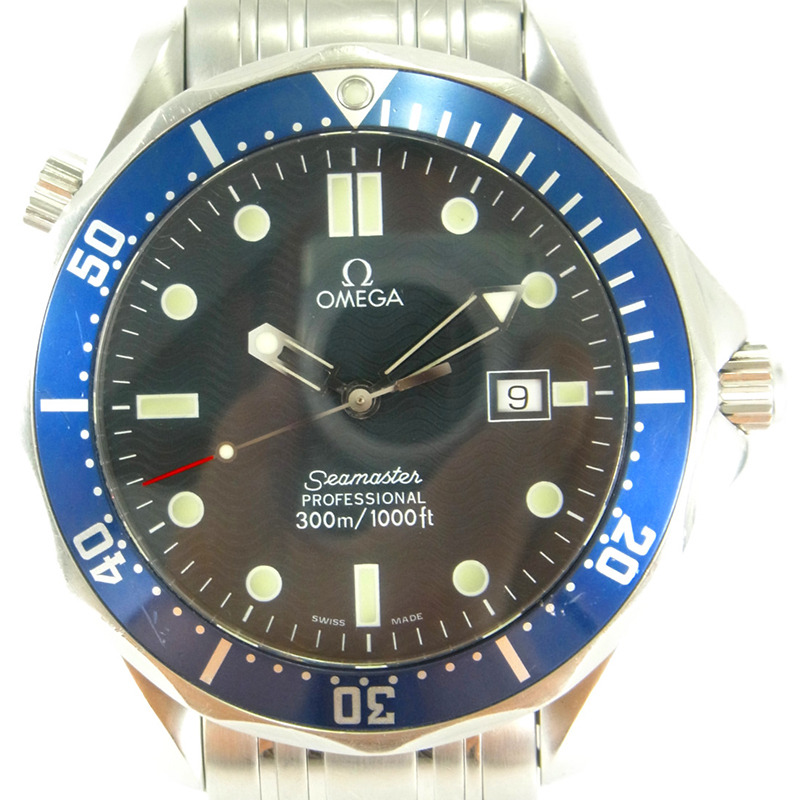 

Omega Blue Stainless Steel Seamaster Professional