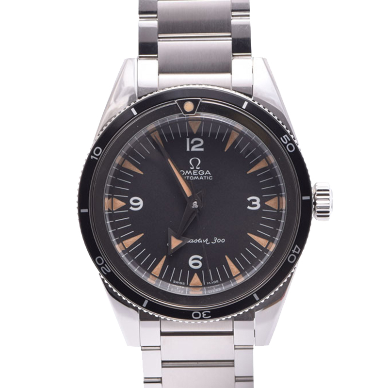 

Omega Black Stainless Steel Seamaster