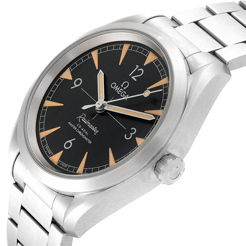 

Omega Black Stainless Steel Railmaster Co-Axial Master Chronometer