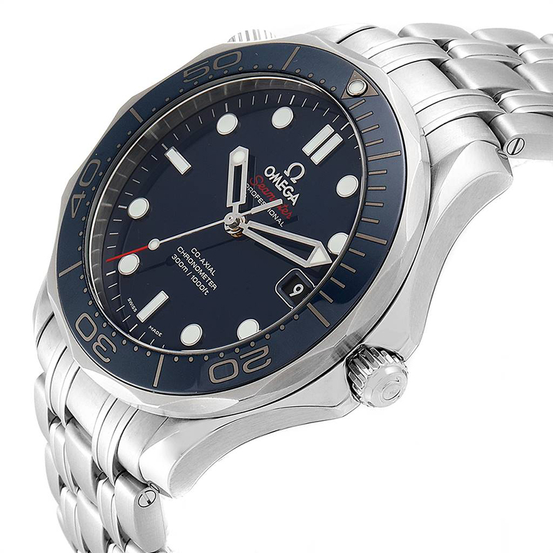 

Omega Blue and Stainless Steel Seamaster