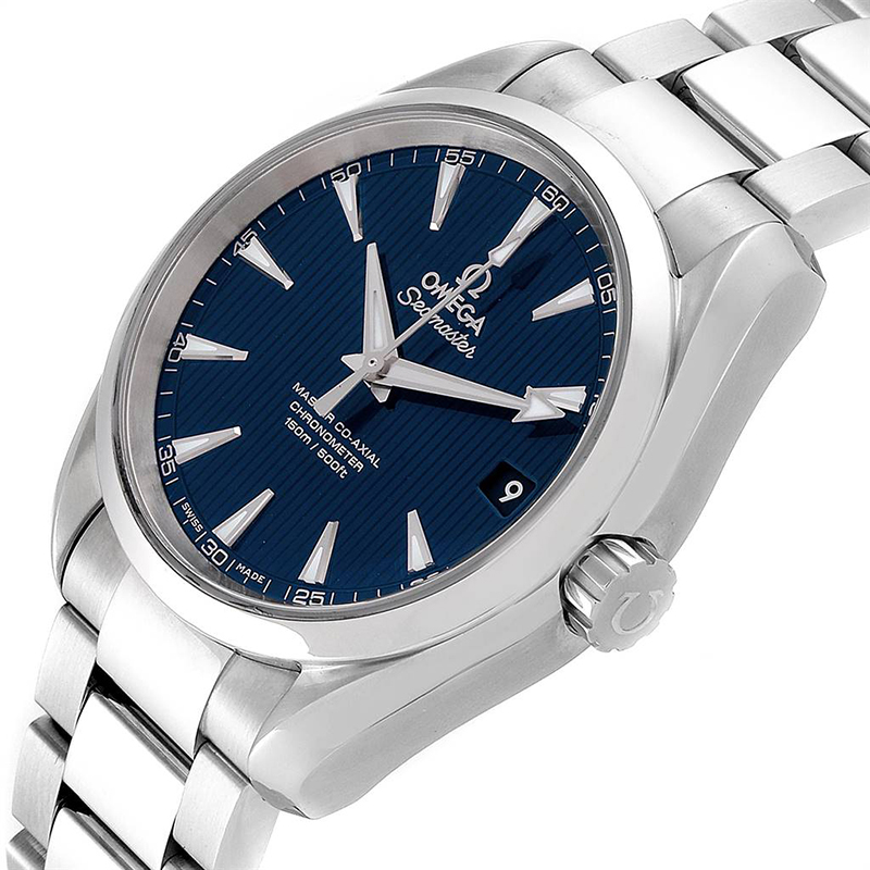 

Omega Blue and Stainless Steel Seamaster Aqua Terra