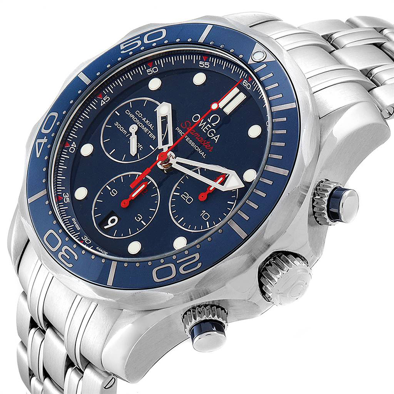 

Omega Blue and Stainless Steel Seamaster Diver