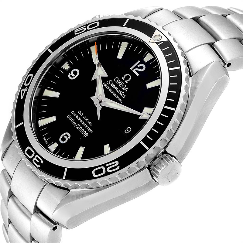 

Omega Black and Stainless Steel Seamaster Planet Ocean