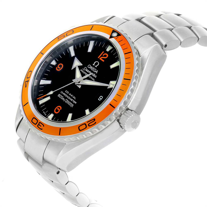 

Omega Black and Stainless Steel Seamaster Planet Ocean