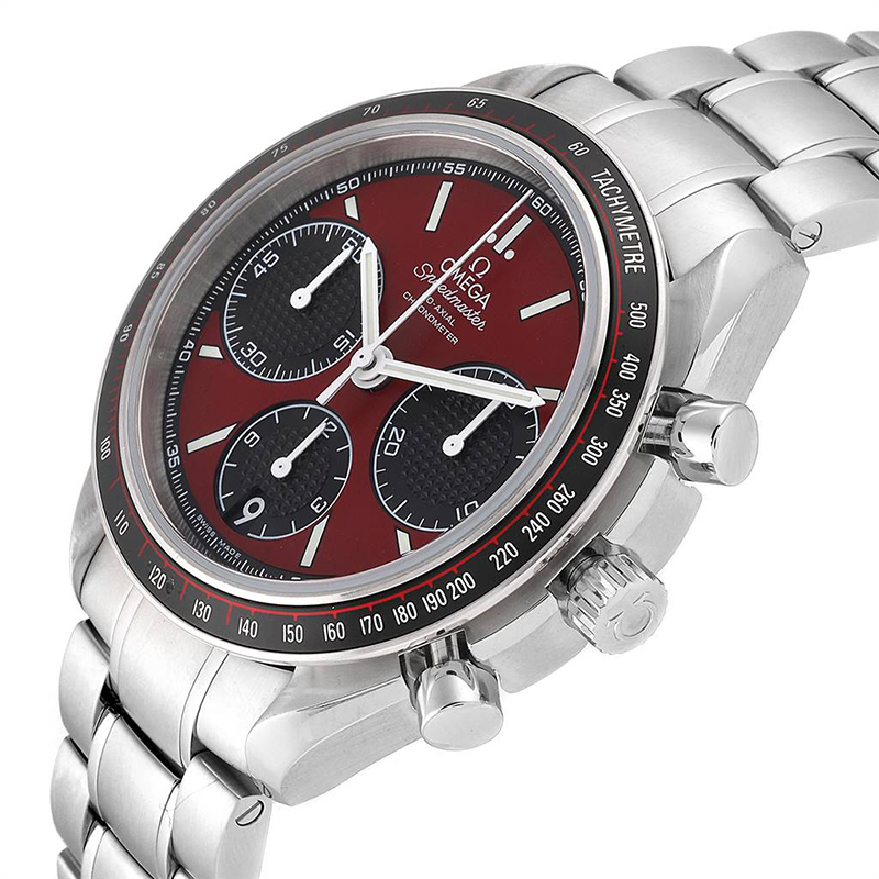 

Omega Red and Stainless Steel Speedmaster Racing Chronograph