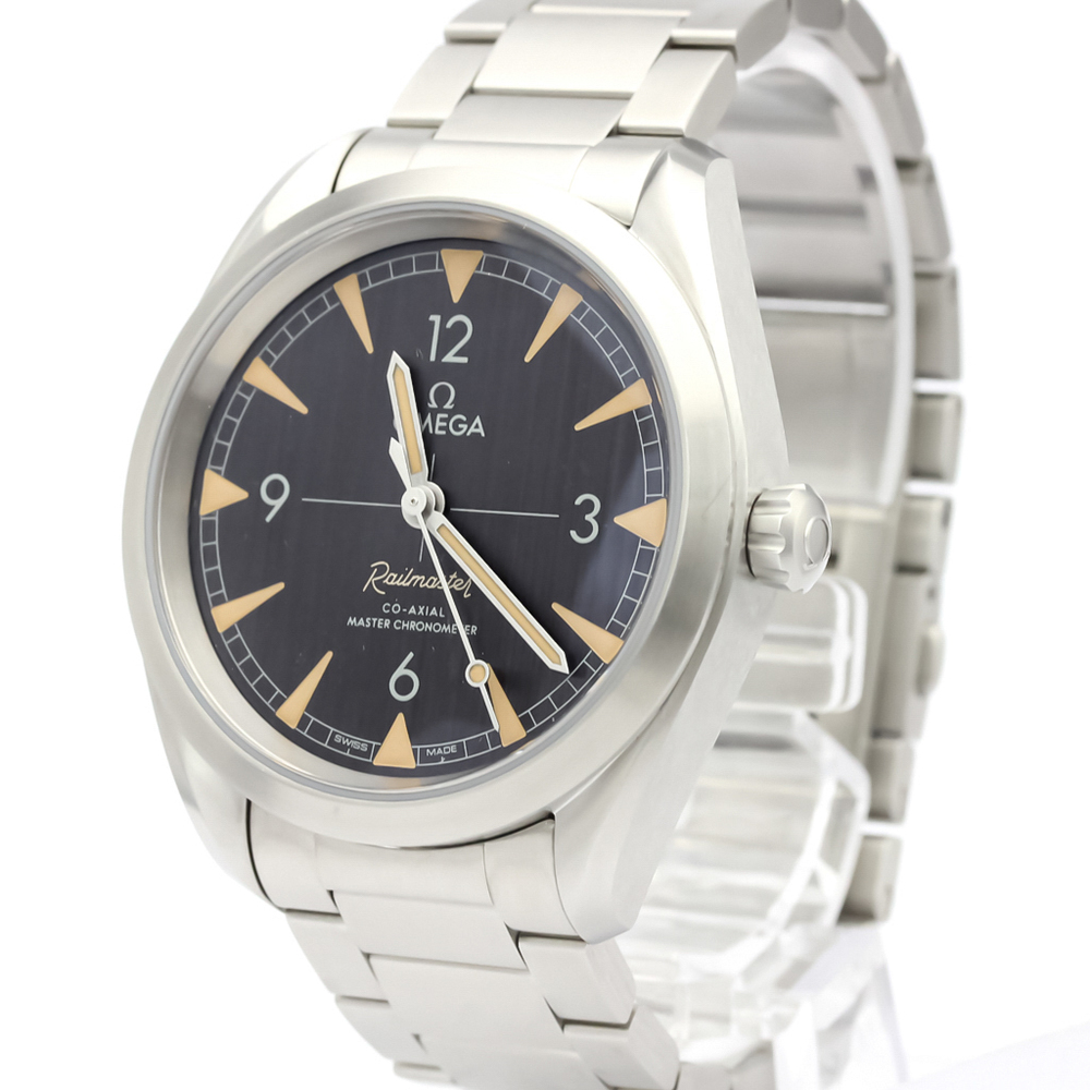 

Omega Black Stainless Steel Speedmaster