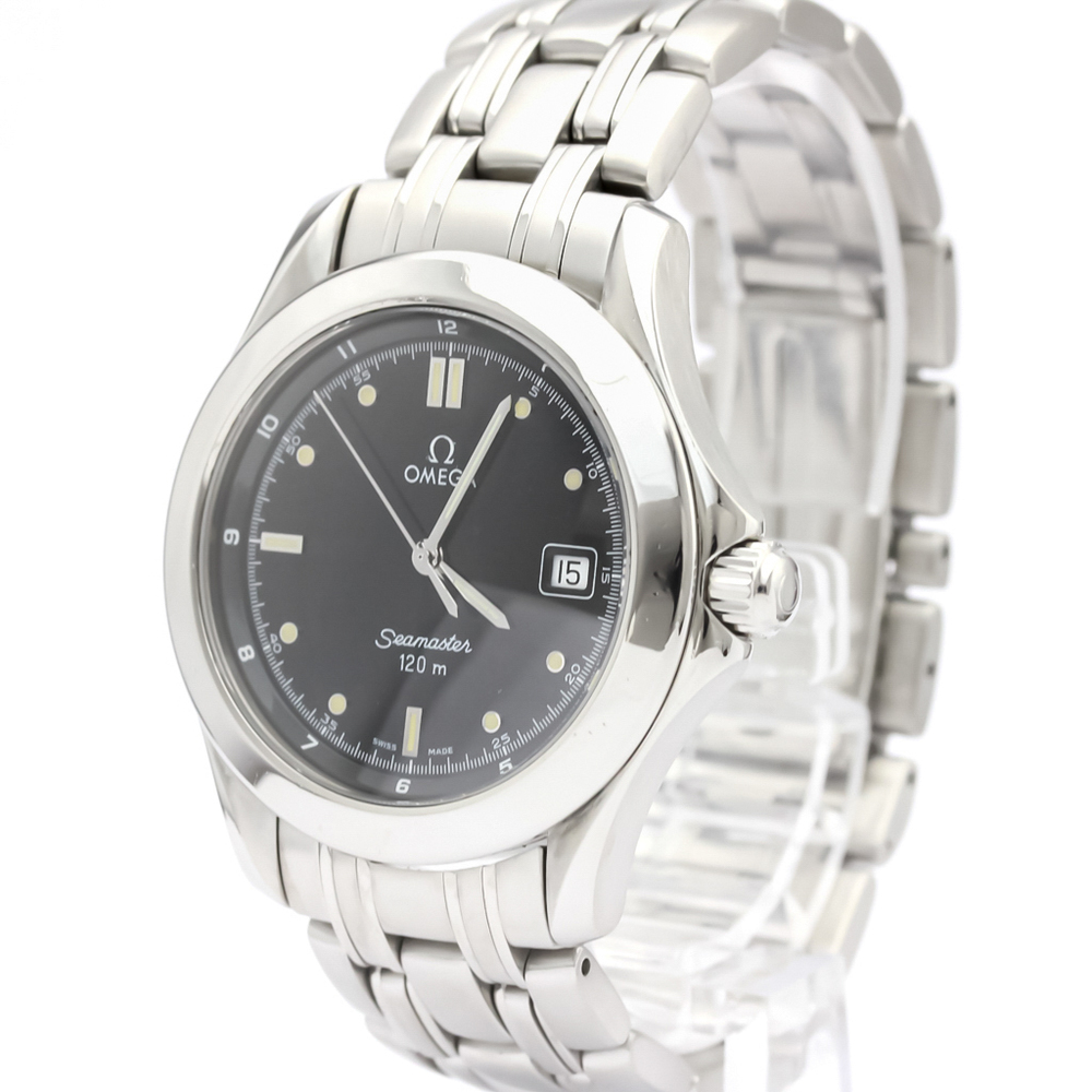 

Omega Black Stainless Steel Seamaster