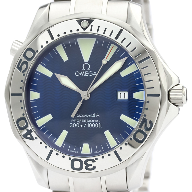 

Omega Blue Stainless Steel Seamaster Professional