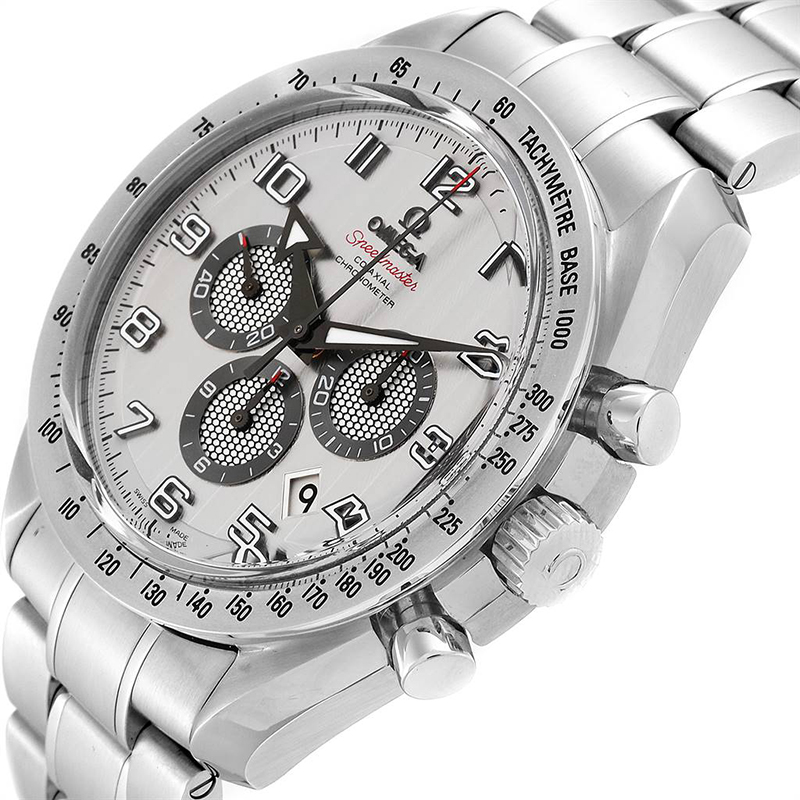 

Omega Silver and Stainless Steel Speedmaster