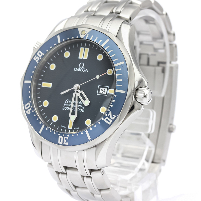 

Omega Blue Stainless Steel Seamaster Professional