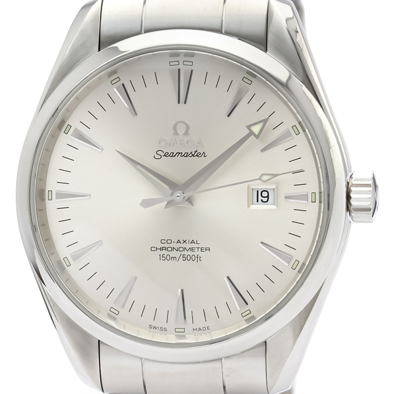 

Omega Silver Stainless Steel Seamaster Aqua Terra