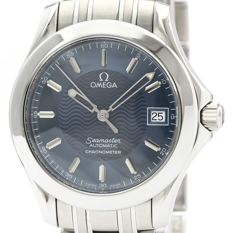 

Omega Blue Stainless Steel Seamaster