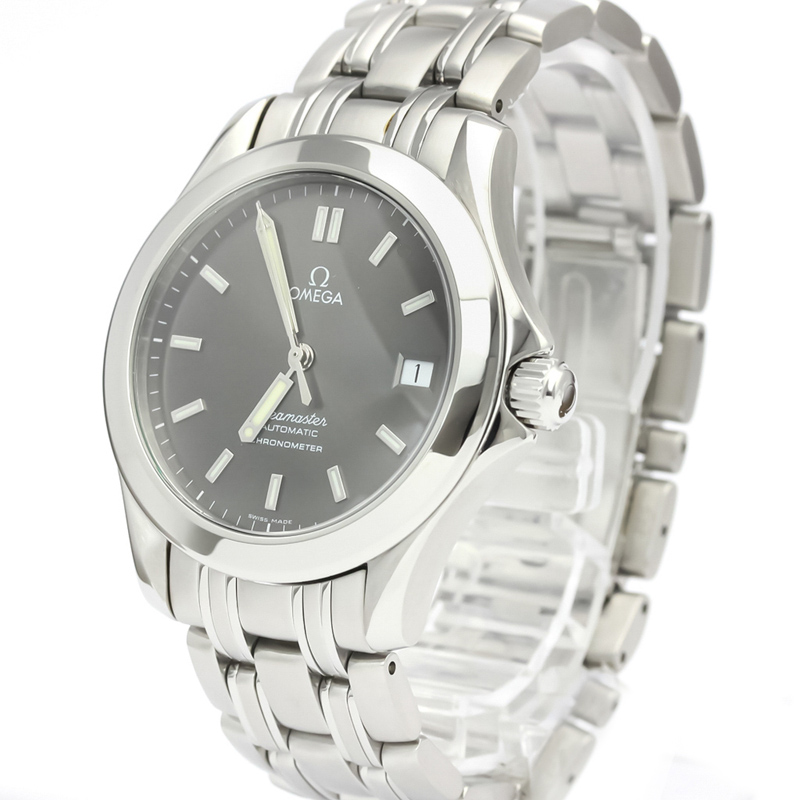 

Omega Black Stainless Steel Seamaster