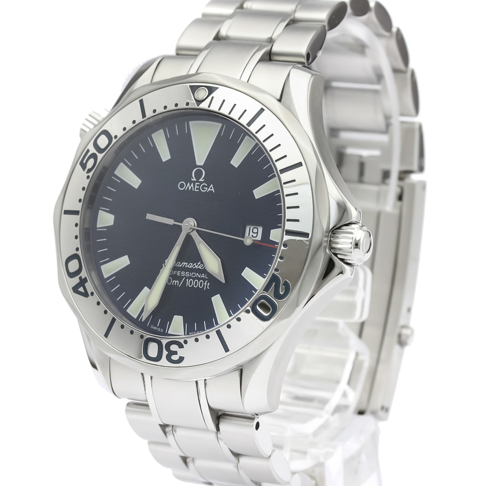 

Omega Blue Stainless Steel Seamaster Professional