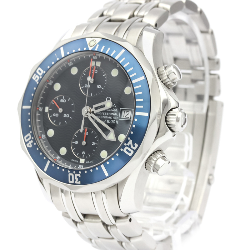 

Omega Blue Stainless Steel Seamaster Professional
