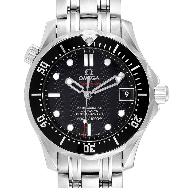 

Omega Black Stainless Steel Seamaster
