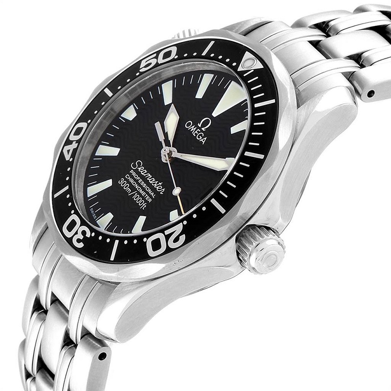 

Omega Black Stainless Steel Seamaster