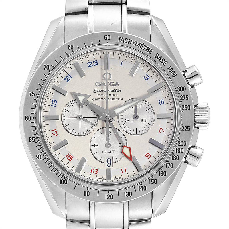 

Omega Off White Stainless Steel Speedmaster Broad Arrow