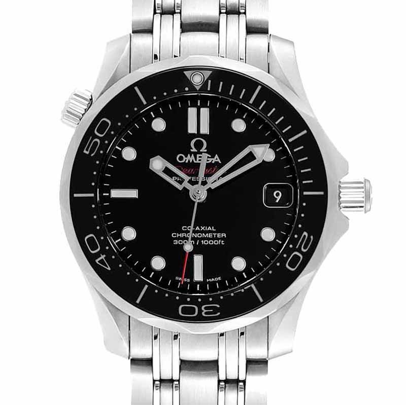 

Omega Black Stainless Steel Seamaster