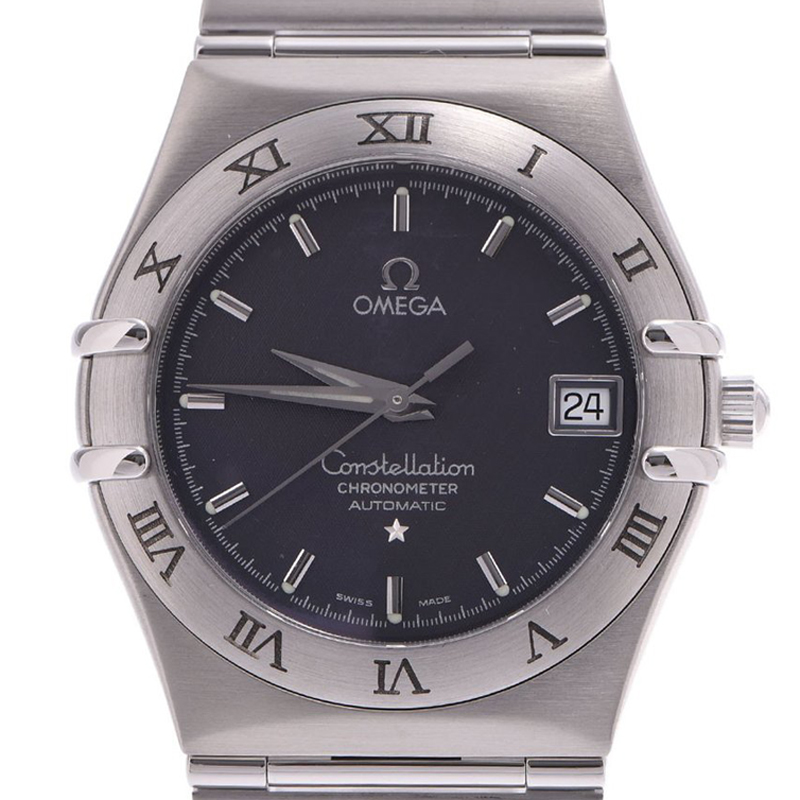 

Omega Dark Grey Stainless Steel Constellation